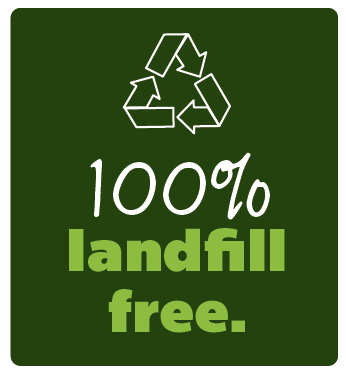 100% landfill free.